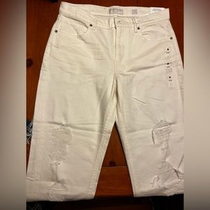 White Midrise lucky jeans NWT